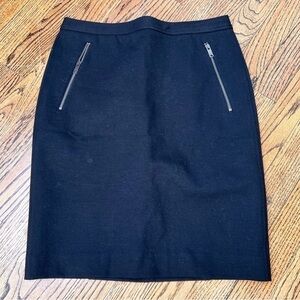 DKNY Donna Karan New York BLACK Business Office Work Pencil Straight Skirt Siz 4